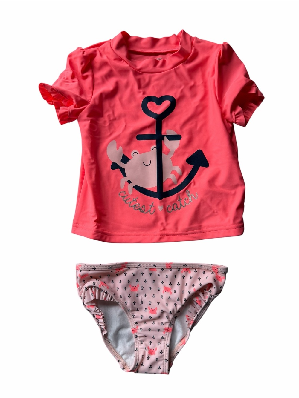 Simple Joys by Carter's Toddler Two Piece Swim Set Size 5T #260088